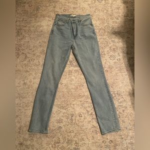 90s slim straight ultra high rise